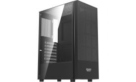 Darkflash A290 számítógépház (fekete) (A290 BLACK WITHOUT F)